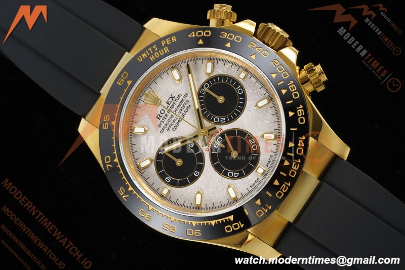 Rolex - Daytona 116518LN 40mm Tungsten Gain Weight YG/RU Meteorite Dial QF V11 SH4130