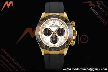 Rolex - Daytona 116518LN 40mm Tungsten Gain Weight YG/RU Wht/Blk/Num QF V11 SH4130 | 롤렉스 - 데이토나 116518LN 40mm 텅스텐 게인 웨이트 YG/RU 화이트/블랙/넘버 QF V11 SH4130