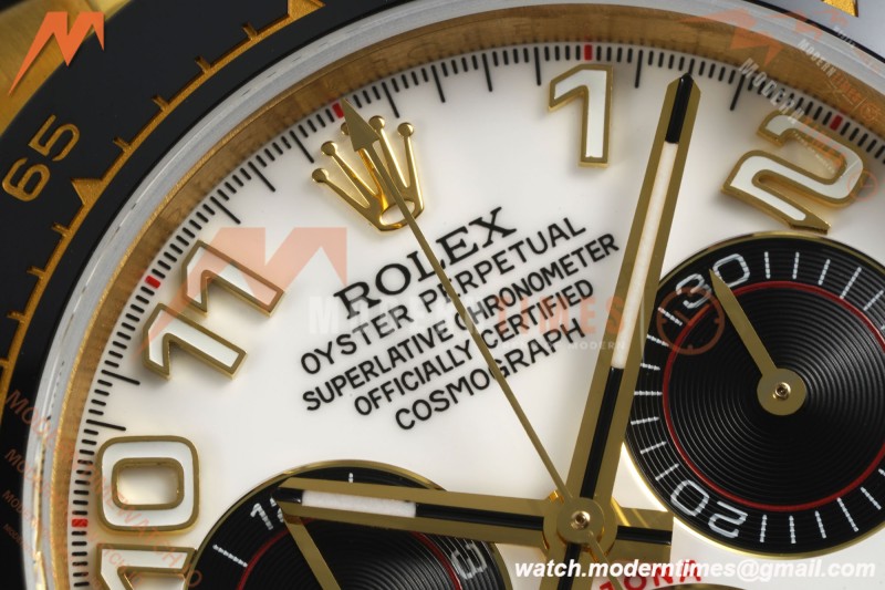 Rolex - Daytona 116518LN 40mm Tungsten Gain Weight YG/RU Wht/Blk/Num QF V11 SH4130