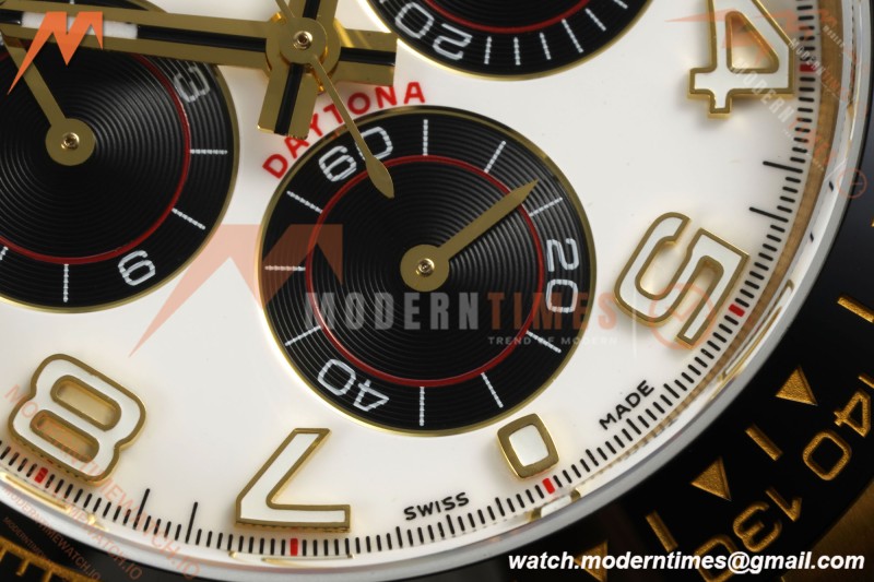 Rolex - Daytona 116518LN 40mm Tungsten Gain Weight YG/RU Wht/Blk/Num QF V11 SH4130
