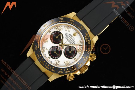 Rolex - Daytona 116518LN 40mm Tungsten Gain Weight YG/RU Wht/Blk/Num QF V11 SH4130