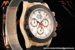 Rolex - Daytona 116515LN 40mm Tungsten Gain Weight RG/RU White Dial QF V11 SH4130 | 롤렉스 - 데이토나 116515LN 40mm 텅스텐 게인 웨이트 RG/RU 화이트 다이얼 QF V11 SH4130