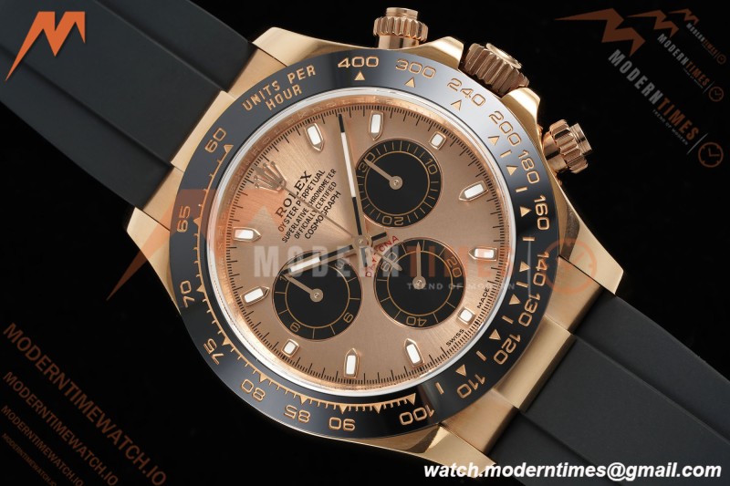 Rolex - Daytona 116515LN 40mm Tungsten Gain Weight RG/RU Champ/Blk/Stk QF V11 SH4130