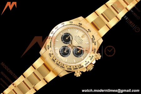 Rolex - Daytona 126508 40mm Gain Weight YG/YG Gold/Blk/Stk VSF V3 DD4131