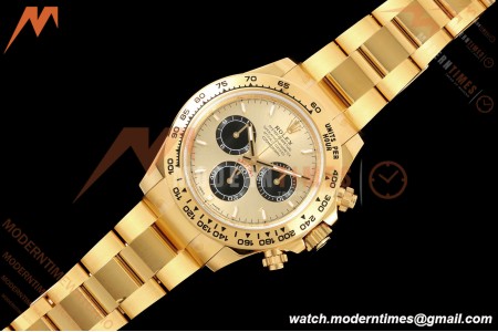 Rolex - Daytona 126508 40mm Gain Weight YG/YG Gold/Blk/Stk VSF V3 DD4131
