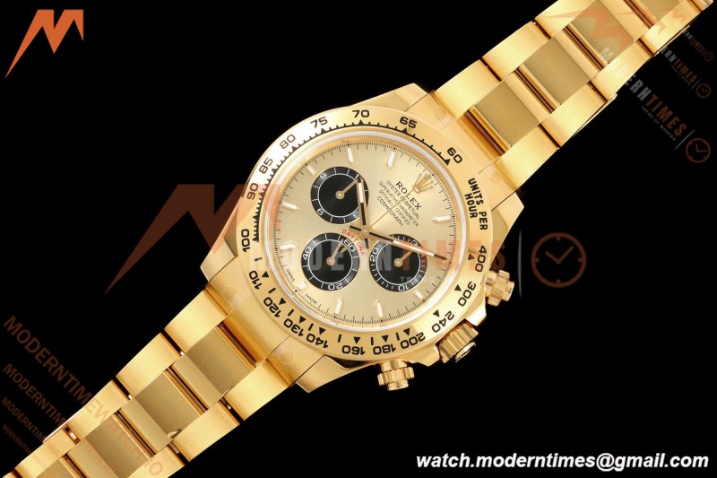 Rolex - Daytona 126508 40mm Gain Weight YG/YG Gold/Blk/Stk VSF V3 DD4131