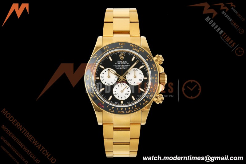 Rolex - Daytona 126528LN Le Mans 40mm 904L Ceramic YG/YG Blk/Stk QF V5 SH4132 | 롤렉스 - 데이토나 126528LN 르망 40mm 904L 세라믹 YG/YG 블랙/스틸 QF V5 SH4132