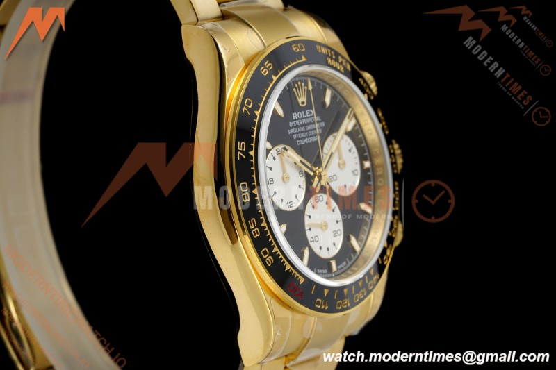 Rolex - Daytona 126528LN Le Mans 40mm 904L Ceramic YG/YG Blk/Stk QF V5 SH4132 | 롤렉스 - 데이토나 126528LN 르망 40mm 904L 세라믹 YG/YG 블랙/스틸 QF V5 SH4132