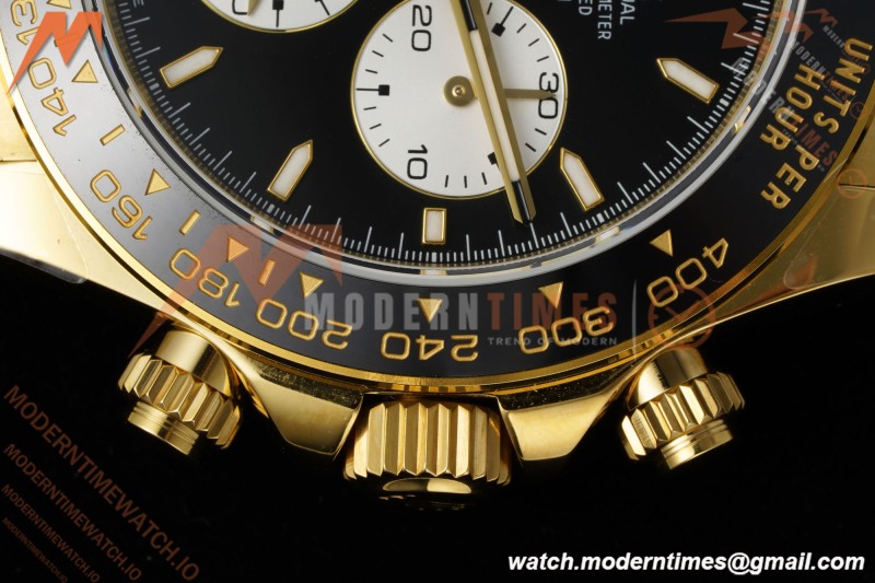 Rolex - Daytona 126528LN Le Mans 40mm 904L Ceramic YG/YG Blk/Stk QF V5 SH4132 | 롤렉스 - 데이토나 126528LN 르망 40mm 904L 세라믹 YG/YG 블랙/스틸 QF V5 SH4132