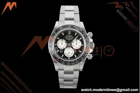 Rolex - Daytona 126529LN Le Mans 40mm 904L Ceramic SS/SS Blk/Stk QF V5 SH4132