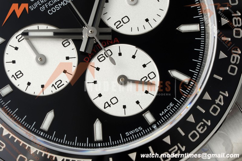 Rolex - Daytona 126529LN Le Mans 40mm 904L Ceramic SS/SS Blk/Stk QF V5 SH4132 | 롤렉스 - 데이토나 126529LN 르망 40mm 904L 세라믹 SS/SS 블랙/스틸 QF V5 SH4132
