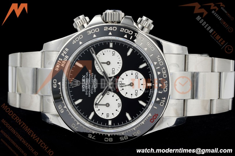 Rolex - Daytona 126529LN Le Mans 40mm 904L Ceramic SS/SS Blk/Stk QF V5 SH4132 | 롤렉스 - 데이토나 126529LN 르망 40mm 904L 세라믹 SS/SS 블랙/스틸 QF V5 SH4132