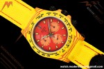 Rolex - Daytona DiW Volcano 40mm Yellow Carbon Fiber FC/NY Red Dial DIWF DD4801 | 롤렉스 - 데이토나 DiW 볼케이노 40mm 옐로우 카본 파이버 FC/NY 레드 다이얼 DIWF DD4801