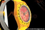 Rolex - Daytona DiW Volcano 40mm Yellow Carbon Fiber FC/NY Red Dial DIWF DD4801 | 롤렉스 - 데이토나 DiW 볼케이노 40mm 옐로우 카본 파이버 FC/NY 레드 다이얼 DIWF DD4801