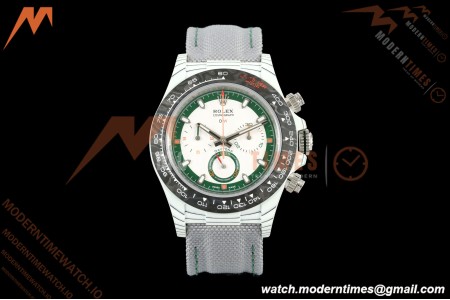 Rolex - Daytona 40mm DiW Alpine White Carbon Fiber FC/NY Green/White Dial DIWF DD4801