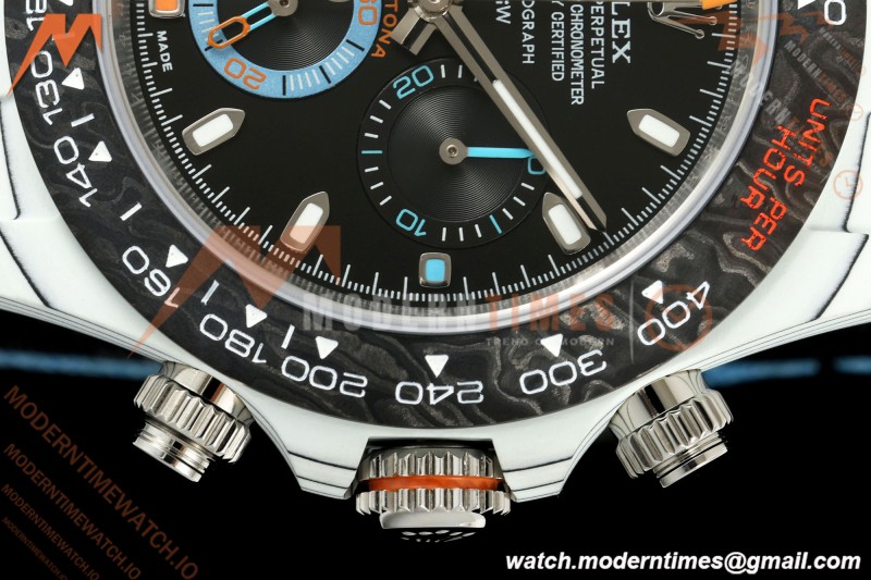 Rolex - Daytona 40mm DiW Racing Blue White Carbon Fiber FC/NY Black Dial DIWF DD4801