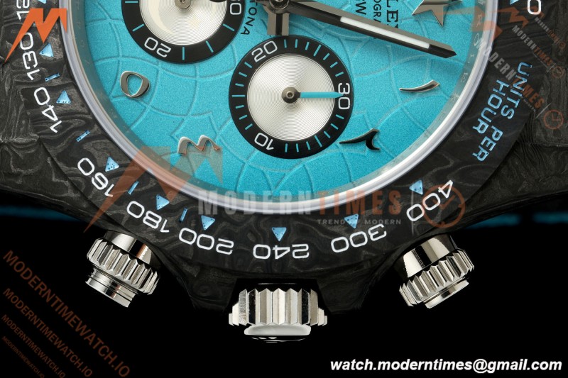 Rolex - Daytona 40mm DiW Ramadan CL Black Carbon Fiber FC/NY Blue Arabic Dial DIWF DD4801