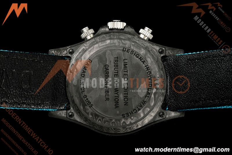 Rolex - Daytona 40mm DiW Ramadan CL Black Carbon Fiber FC/NY Blue Arabic Dial DIWF DD4801