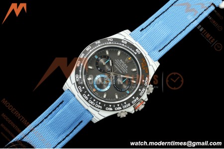 Rolex - Daytona 40mm DiW Racing Blue White Carbon Fiber FC/NY Black Dial N6F SA4130 | 롤렉스 - 데이토나 40mm DiW 레이싱 블루 화이트 카본 파이버 FC/NY 블랙 다이얼 N6F SA4130