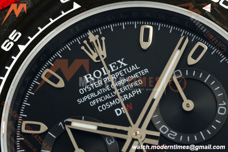 Rolex - Daytona 40mm DiW Red Edition Black Carbon Fiber FC/NY Black Dial N6F SA4130