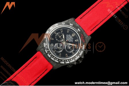 Rolex - Daytona 40mm DiW Red Edition Black Carbon Fiber FC/NY Black Dial N6F SA4130 | 롤렉스 - 데이토나 40mm DiW 레드 에디션 블랙 카본 파이버 FC/NY 블랙 다이얼 N6F SA4130