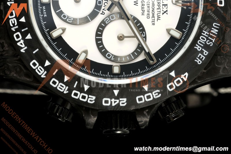 Rolex - Daytona 40mm DiW Cream V2 Black Carbon Fiber FC/NY White Dial N6F SA4130