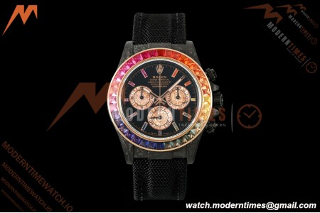Rolex - Daytona Rainbow Black Carbon 40mm FC/NY Black/Dia Sonic SA4130