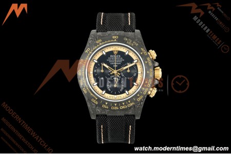 Rolex - Daytona 40mm DiW Cream Invert Black Carbon Fiber FC/NY Black Dial N6F SA4130 | 롤렉스 - 데이토나 40mm DiW 크림 인버트 블랙 카본 파이버 FC/NY 블랙 다이얼 N6F SA4130