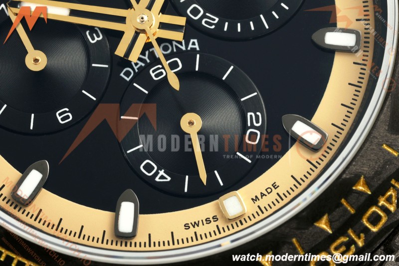 Rolex - Daytona 40mm DiW Cream Invert Black Carbon Fiber FC/NY Black Dial N6F SA4130