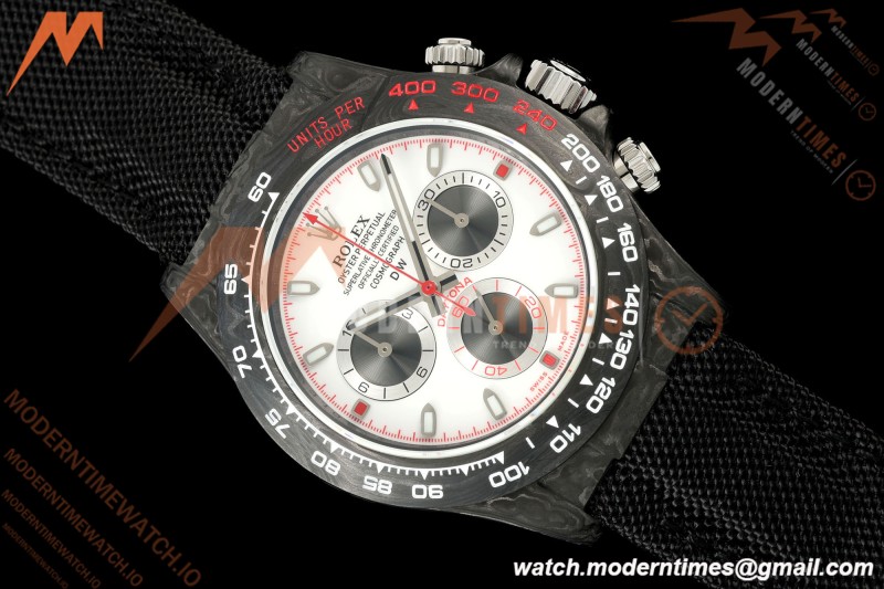 Rolex - Daytona 40mm DiW Speedster White Black Carbon Fiber FC/NY White Dial N6F SA4130