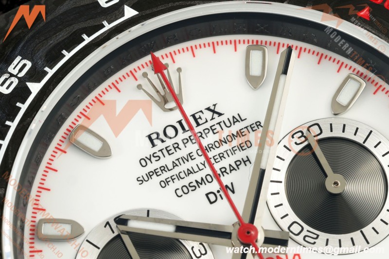 Rolex - Daytona 40mm DiW Speedster White Black Carbon Fiber FC/NY White Dial N6F SA4130