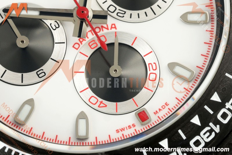 Rolex - Daytona 40mm DiW Speedster White Black Carbon Fiber FC/NY White Dial N6F SA4130