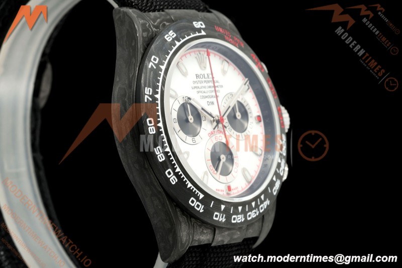Rolex - Daytona 40mm DiW Speedster White Black Carbon Fiber FC/NY White Dial N6F SA4130