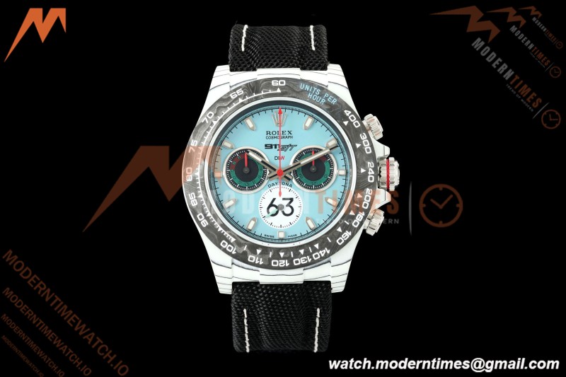 Rolex - Daytona 40mm DiW Porsche 911 S/T White Carbon Fiber FC/NY Blue Dial Sonic SA4130 | 롤렉스 - 데이토나 40mm DiW 포르쉐 911 S/T 화이트 카본 파이버 FC/NY 블루 다이얼 소닉 SA4130