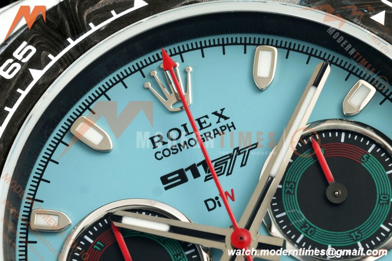 Rolex - Daytona 40mm DiW Porsche 911 S/T White Carbon Fiber FC/NY Blue Dial Sonic SA4130 | 롤렉스 - 데이토나 40mm DiW 포르쉐 911 S/T 화이트 카본 파이버 FC/NY 블루 다이얼 소닉 SA4130