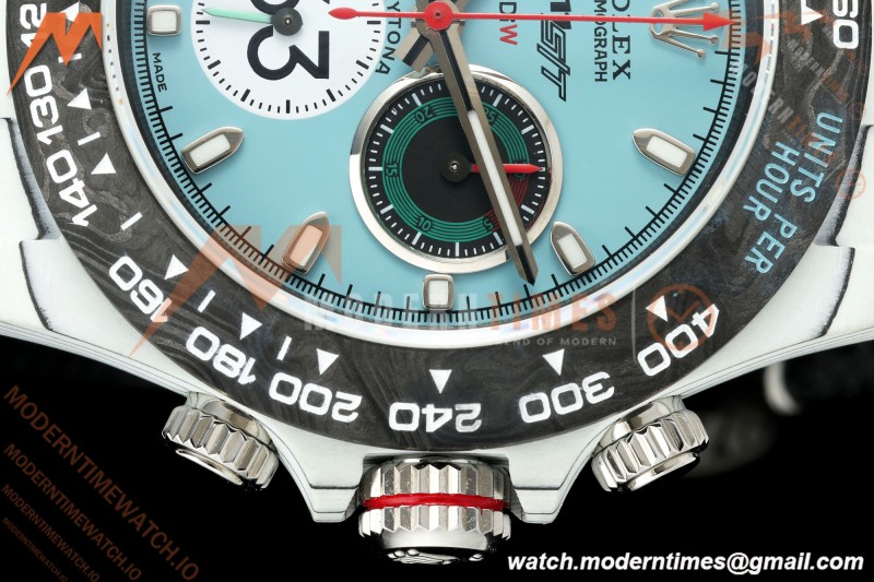 Rolex - Daytona 40mm DiW Porsche 911 S/T White Carbon Fiber FC/NY Blue Dial Sonic SA4130 | 롤렉스 - 데이토나 40mm DiW 포르쉐 911 S/T 화이트 카본 파이버 FC/NY 블루 다이얼 소닉 SA4130
