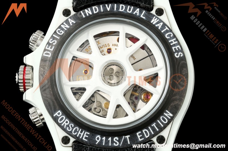 Rolex - Daytona 40mm DiW Porsche 911 S/T White Carbon Fiber FC/NY Blue Dial Sonic SA4130 | 롤렉스 - 데이토나 40mm DiW 포르쉐 911 S/T 화이트 카본 파이버 FC/NY 블루 다이얼 소닉 SA4130