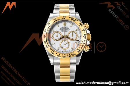 Rolex - Daytona 126503 40mm Gain Weight YG/SS Wht/Stk VSF V3 DD4131