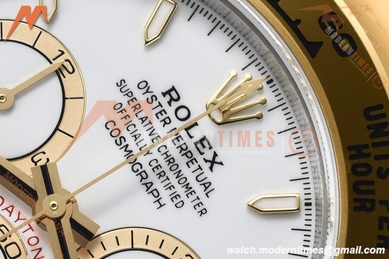 Rolex - Daytona 126503 40mm Gain Weight YG/SS Wht/Stk VSF V3 DD4131
