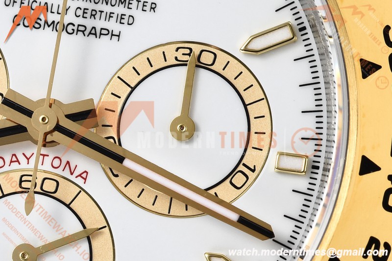 Rolex - Daytona 126503 40mm Gain Weight YG/SS Wht/Stk VSF V3 DD4131