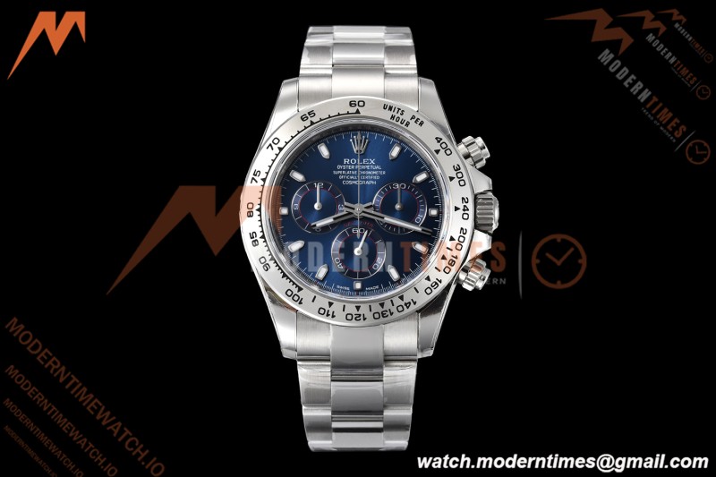 Rolex - Daytona 116509 40mm Gain Weight SS/SS Blu/Stk VSF V3 DD4130