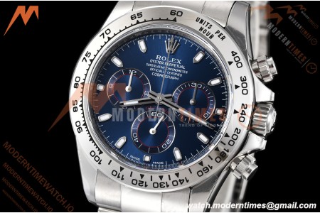 Rolex - Daytona 116509 40mm Gain Weight SS/SS Blu/Stk VSF V3 DD4130 | 롤렉스 - 데이토나 116509 40mm 게인 웨이트 SS/SS 블루/스틸 VSF V3 DD4130