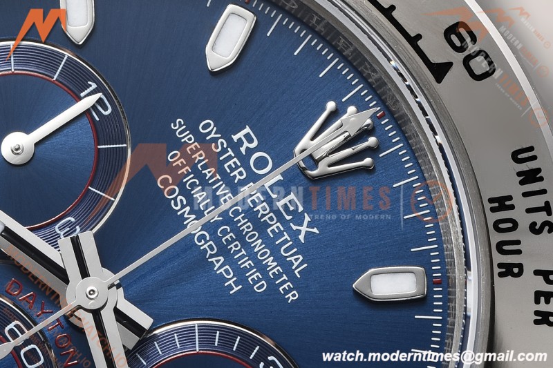 Rolex - Daytona 116509 40mm Gain Weight SS/SS Blu/Stk VSF V3 DD4130