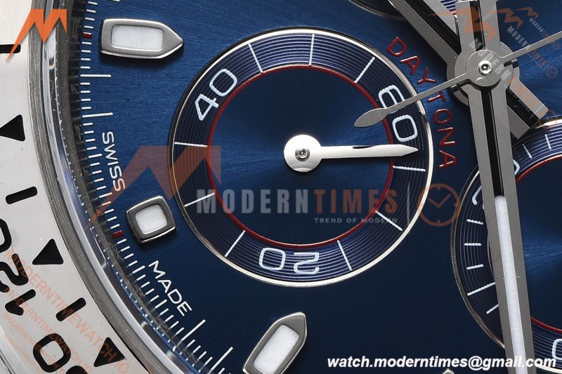 Rolex - Daytona 116509 40mm Gain Weight SS/SS Blu/Stk VSF V3 DD4130