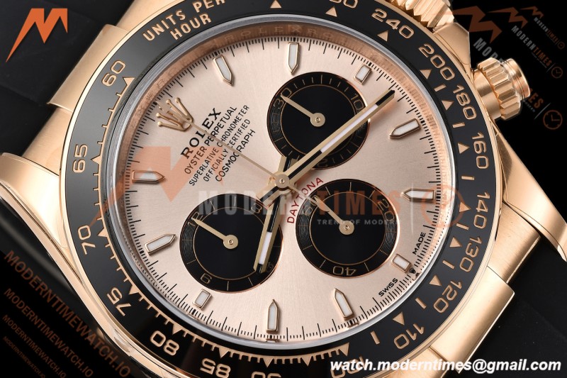 Rolex - Daytona 126515LN 40mm Gain Weight RG/RU Champ/Blk/Stk VSF V3 DD4131