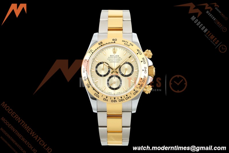 Rolex - Daytona 126503 40mm Gain Weight YG/SS Gold/Stk QF V6 SH4131 | 롤렉스 - 데이토나 126503 40mm 게인 웨이트 YG/SS 골드/Stk QF V6 SH4131