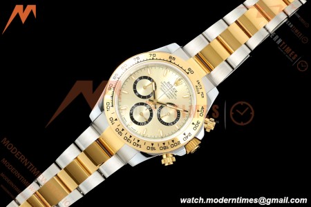 Rolex - Daytona 126503 40mm Gain Weight YG/SS Gold/Stk QF V6 SH4131