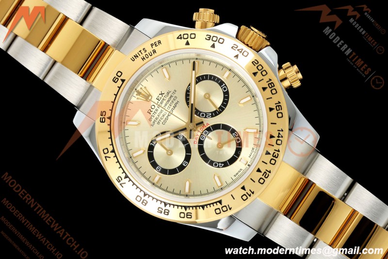 Rolex - Daytona 126503 40mm Gain Weight YG/SS Gold/Stk QF V6 SH4131 | 롤렉스 - 데이토나 126503 40mm 게인 웨이트 YG/SS 골드/Stk QF V6 SH4131