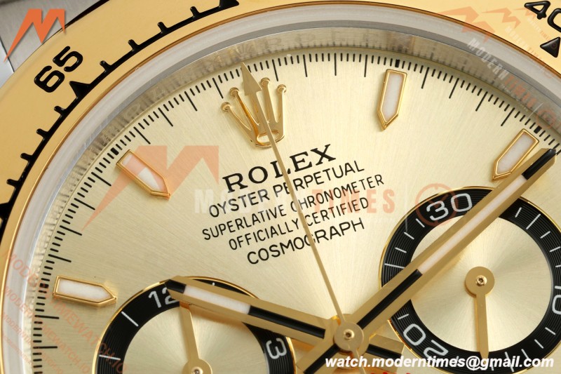 Rolex - Daytona 126503 40mm Gain Weight YG/SS Gold/Stk QF V6 SH4131 | 롤렉스 - 데이토나 126503 40mm 게인 웨이트 YG/SS 골드/Stk QF V6 SH4131