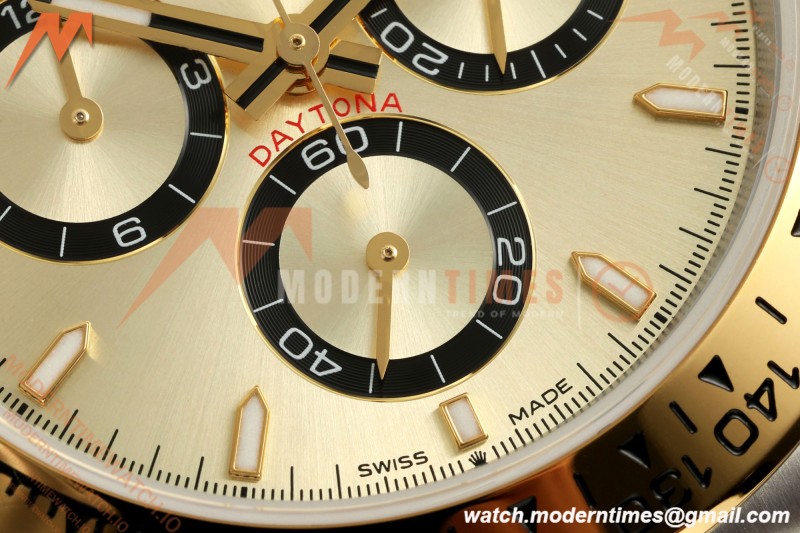 Rolex - Daytona 126503 40mm Gain Weight YG/SS Gold/Stk QF V6 SH4131 | 롤렉스 - 데이토나 126503 40mm 게인 웨이트 YG/SS 골드/Stk QF V6 SH4131